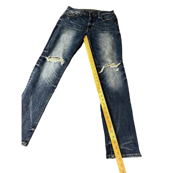 American Eagle Men's Next Level Fit Distressed Jeans Size 31x32 - Picture 2 of 9